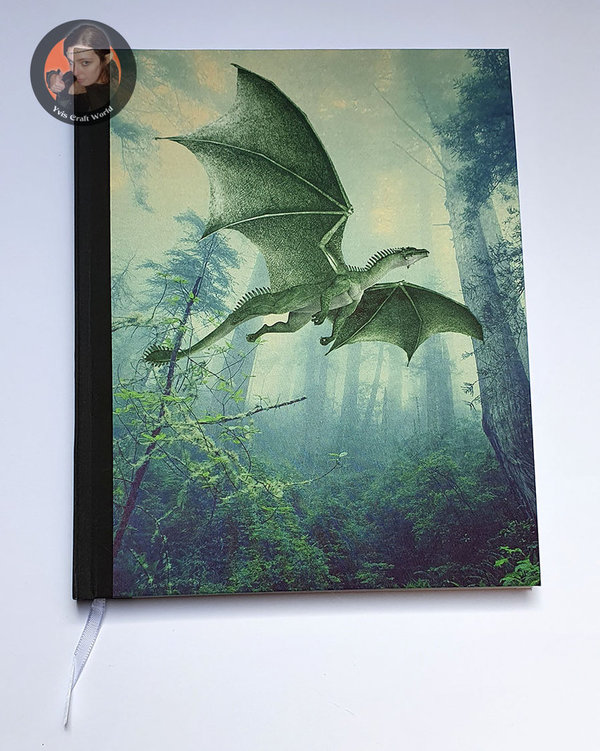 Notizbuch "grüner Drache" Hardcover