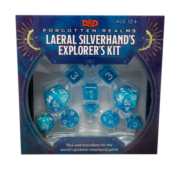 Dungeons & Dragons - RPG Würfel Set - Forgotten Realms: Laeral Silverhand's Explorer's Kit - Dice &