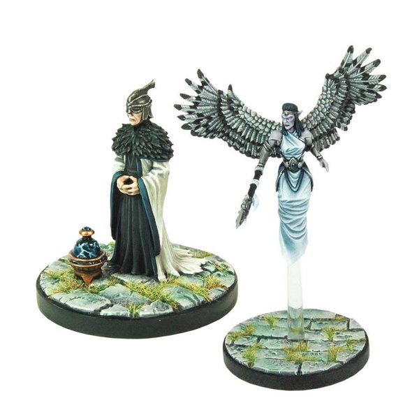 D&D - Collectors Series Miniatures (unbemalt) "Aerisi Kalinoth & Air Priest" !!VORBESTELLUNG!