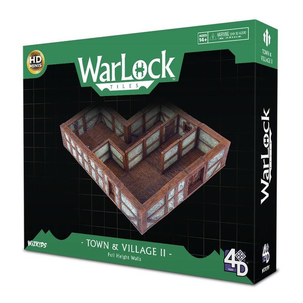 WarLock Tiles: Town & Village II - Full Height Plaster Walls !VORBESTELLUNG!!