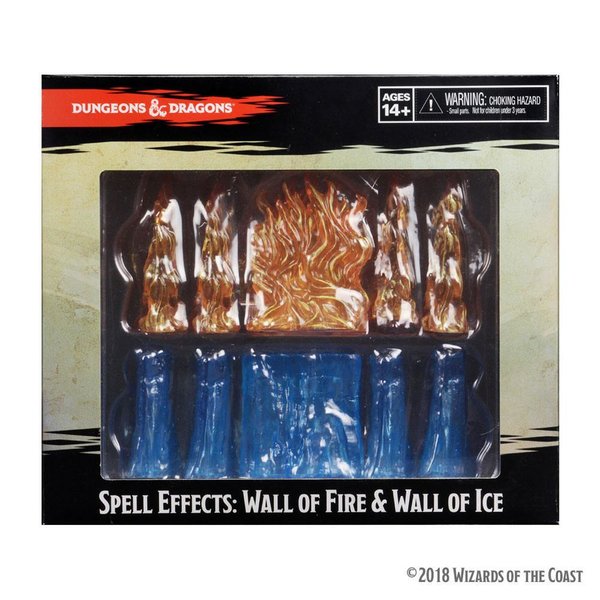 D&D - Icons of the Realms - Miniaturen Spell Effects: Wall of Fire & Wall of Ice !!VORBESTELLUNG!!