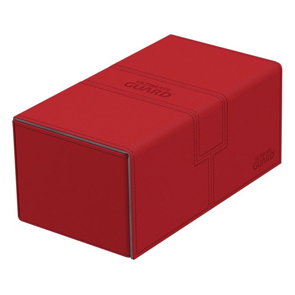 Ultimate Guard Twin Flip´n´Tray Deck Case 200+ Standardgröße XenoSkin (Rot)