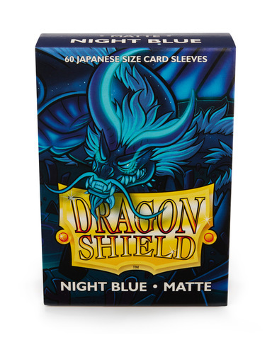Dragon Shield Small Sleeves - Japanese Matte Night Blue (60 Sleeves)