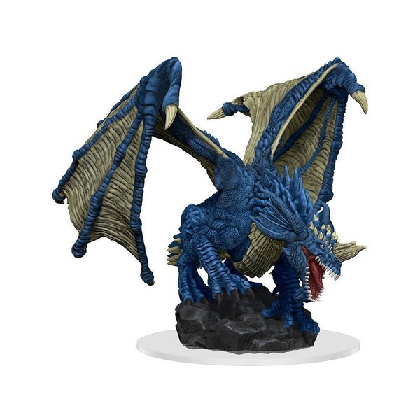 D&D -Nolzur's Marvelous Miniatures (Miniaturen, unbemalt) "Young Blue Dragon"