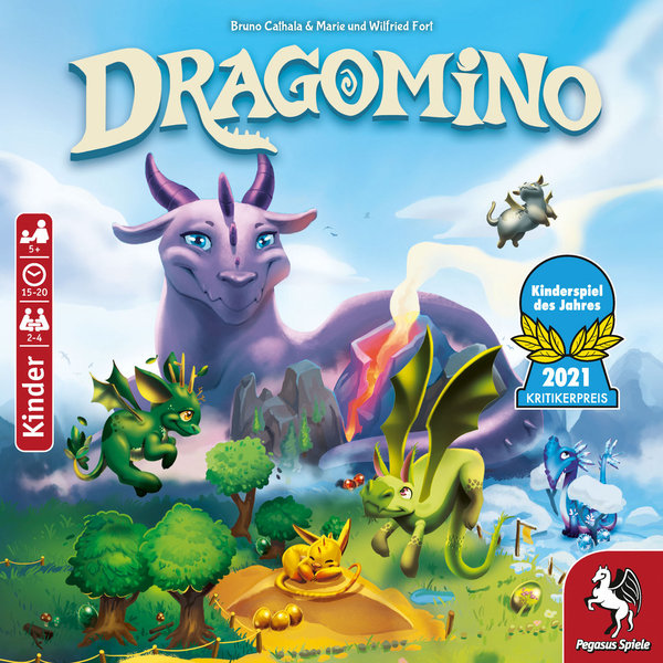  Dragomino *Kinderspiel des Jahres 2021* Pegasus Spiele