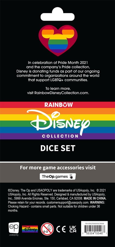 W6 - Disney - Rainbow Collection - Würfel (6 x W6)