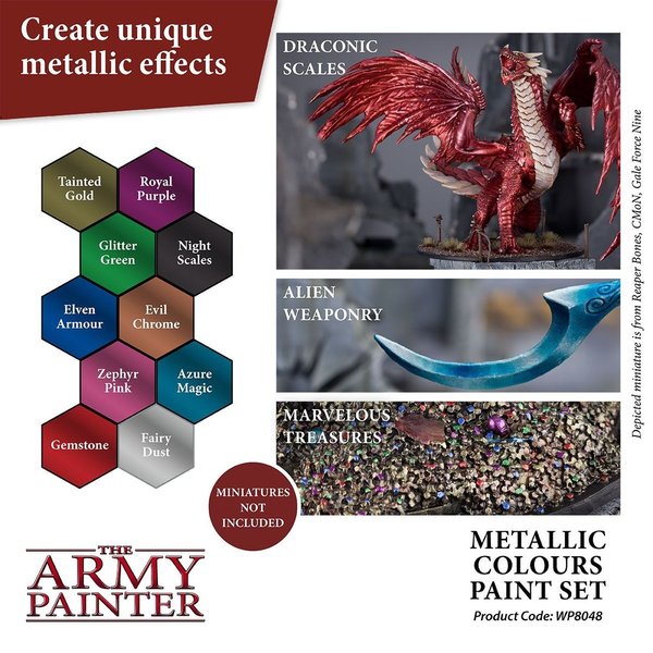 Army Painter - Metallic Colours Paint Set