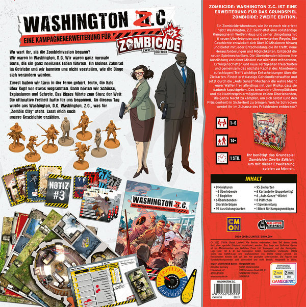 Zombicide 2. Edition – Washington Z.C.