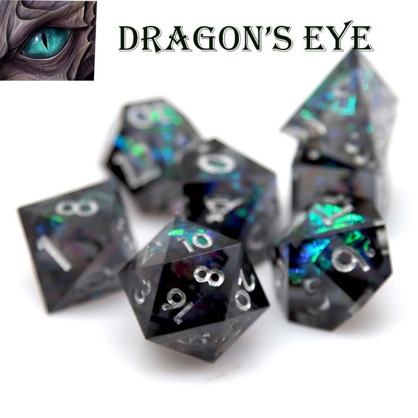 Diceset "Sharp Edge" Dragon's Eye